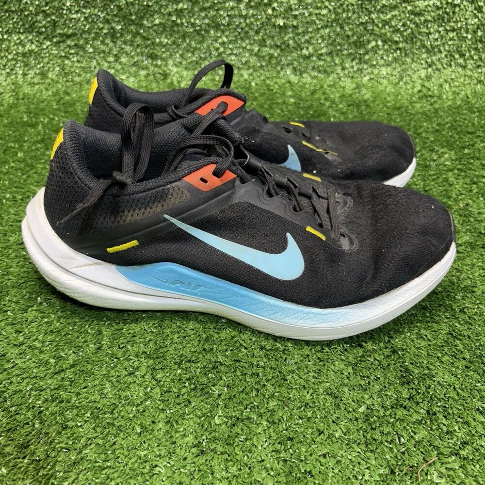 Nike Air Winflo 10 Women's Running Shoes Black Baltic Blue DV4023-002 Size 8